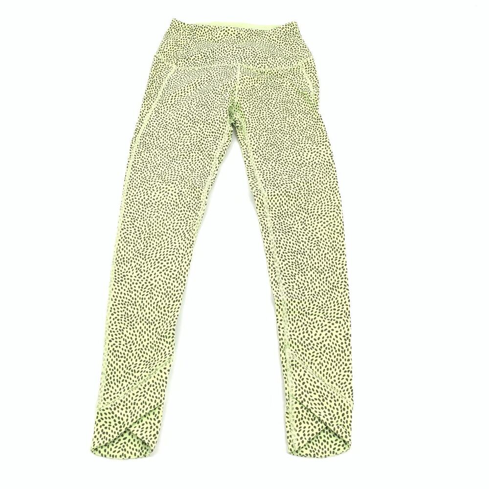 Calia By Carrie Underwood Energize High Rise Crossover Hem 7/8 Leggings XS Green